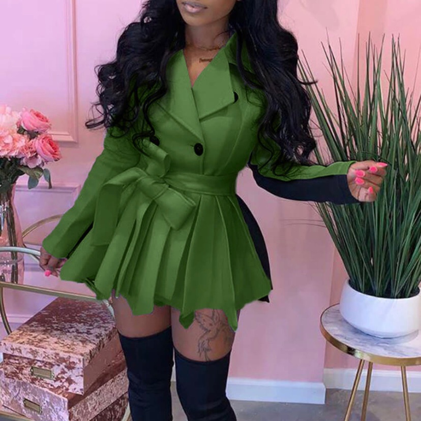 Gorgeous Collar Mini Dress/ Women’s Coat